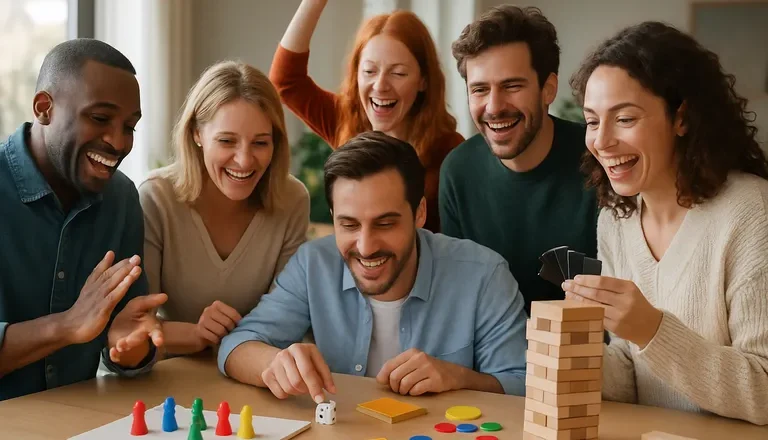 Binnenpret voor teams en vrienden: groepsspellen voor volwassenen die energie en verbinding brengen