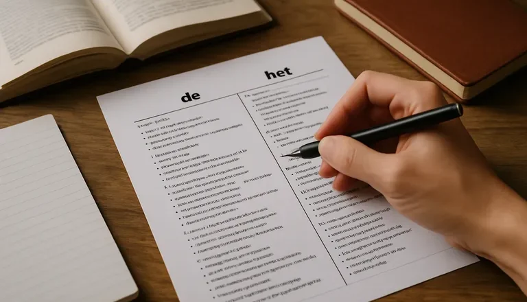 Twijfel je over de of het? kies voortaan het juiste lidwoord met de de/het-tabel