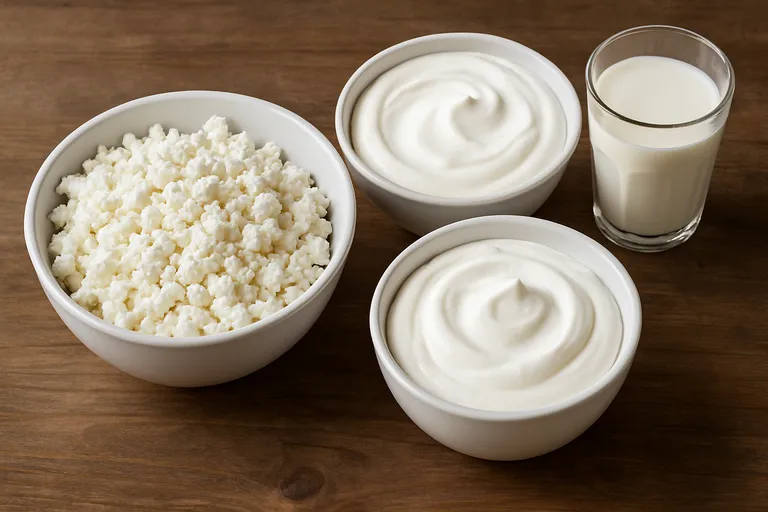 Vergelijking met andere eiwitrijke zuivel