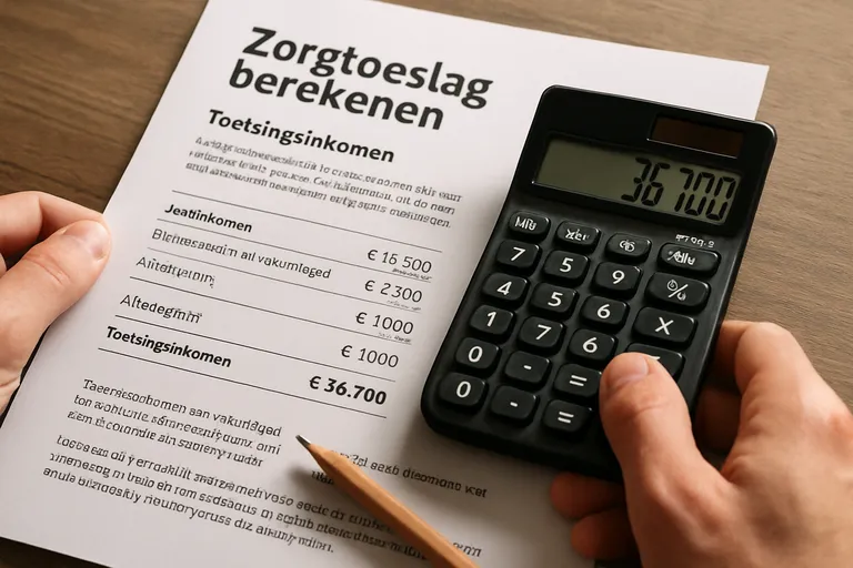 Zorgtoeslag berekenen