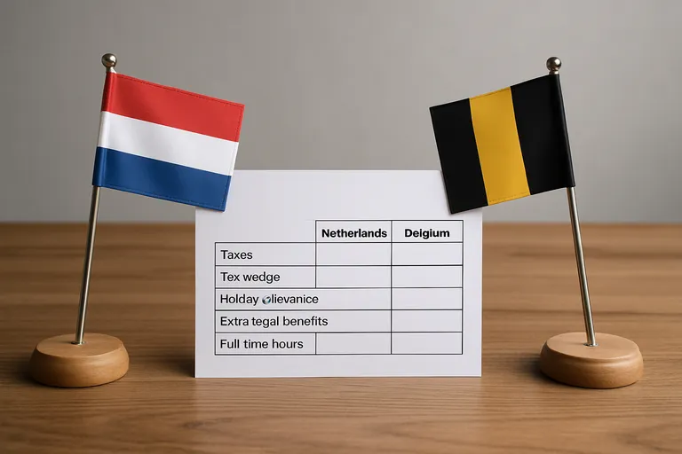 Belangrijkste verschillen tussen Nederland en België